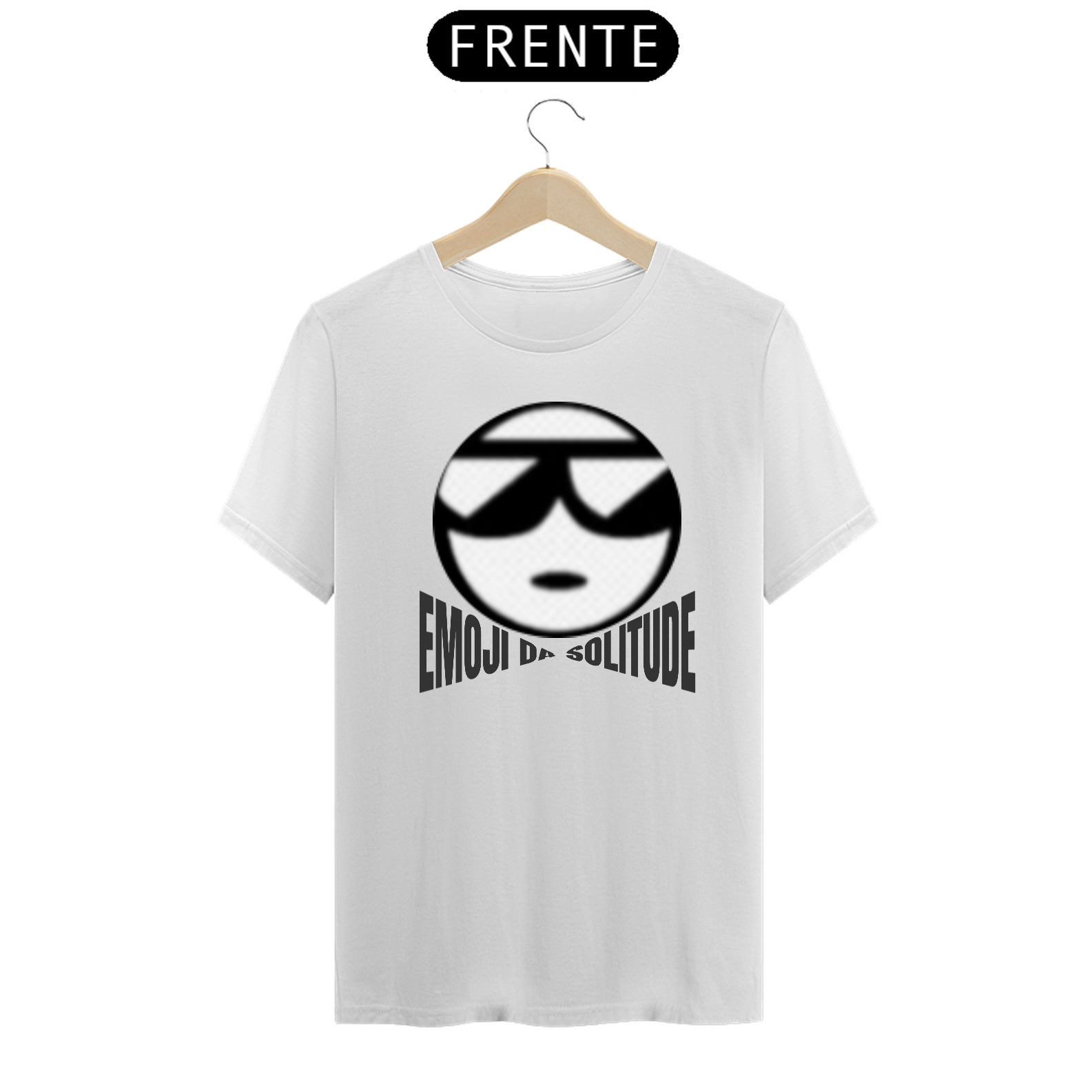 Nome do produto: T-SHIRT EMOJI DA SOLITUDE