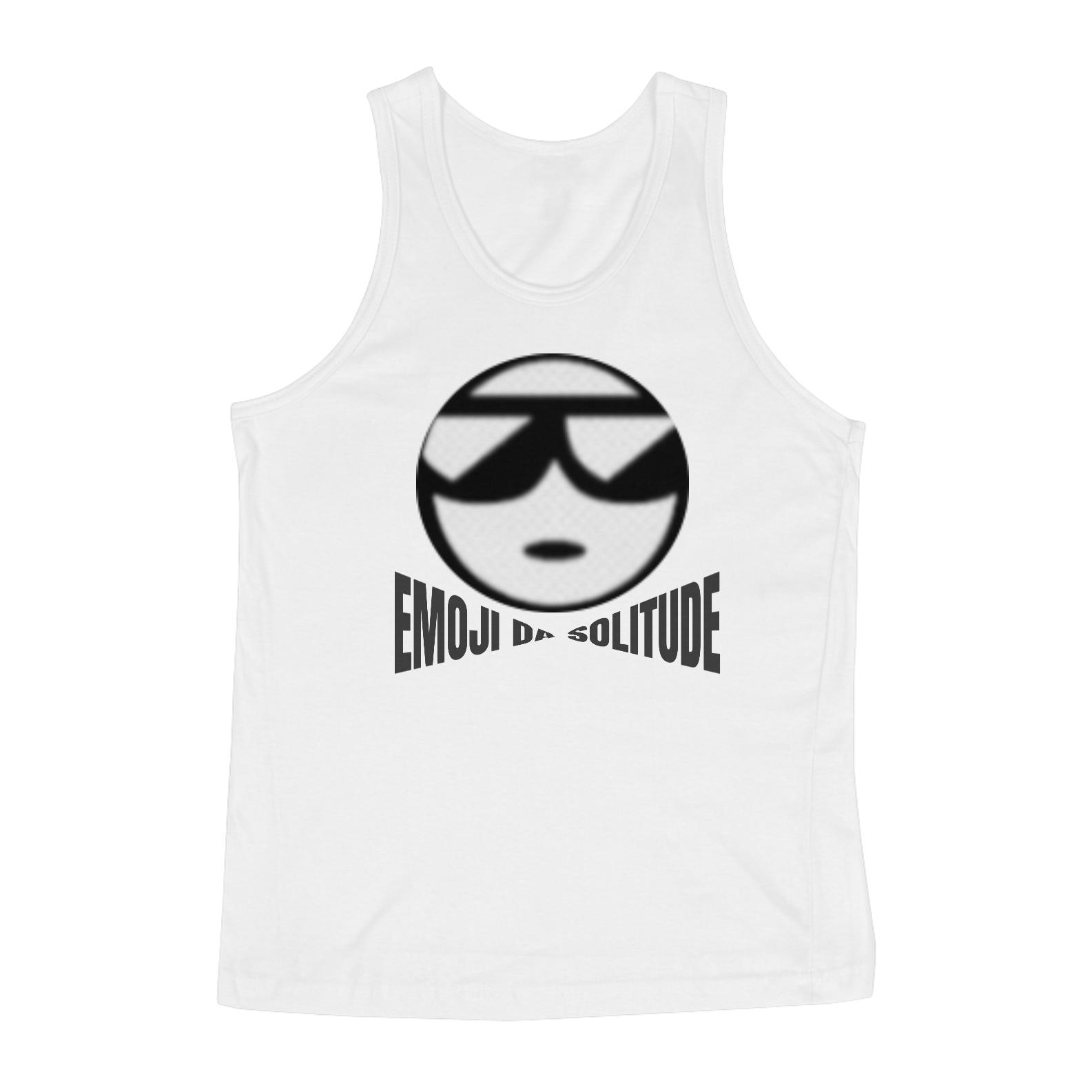 Nome do produto: REGATA EMOJI DA SOLITUDE
