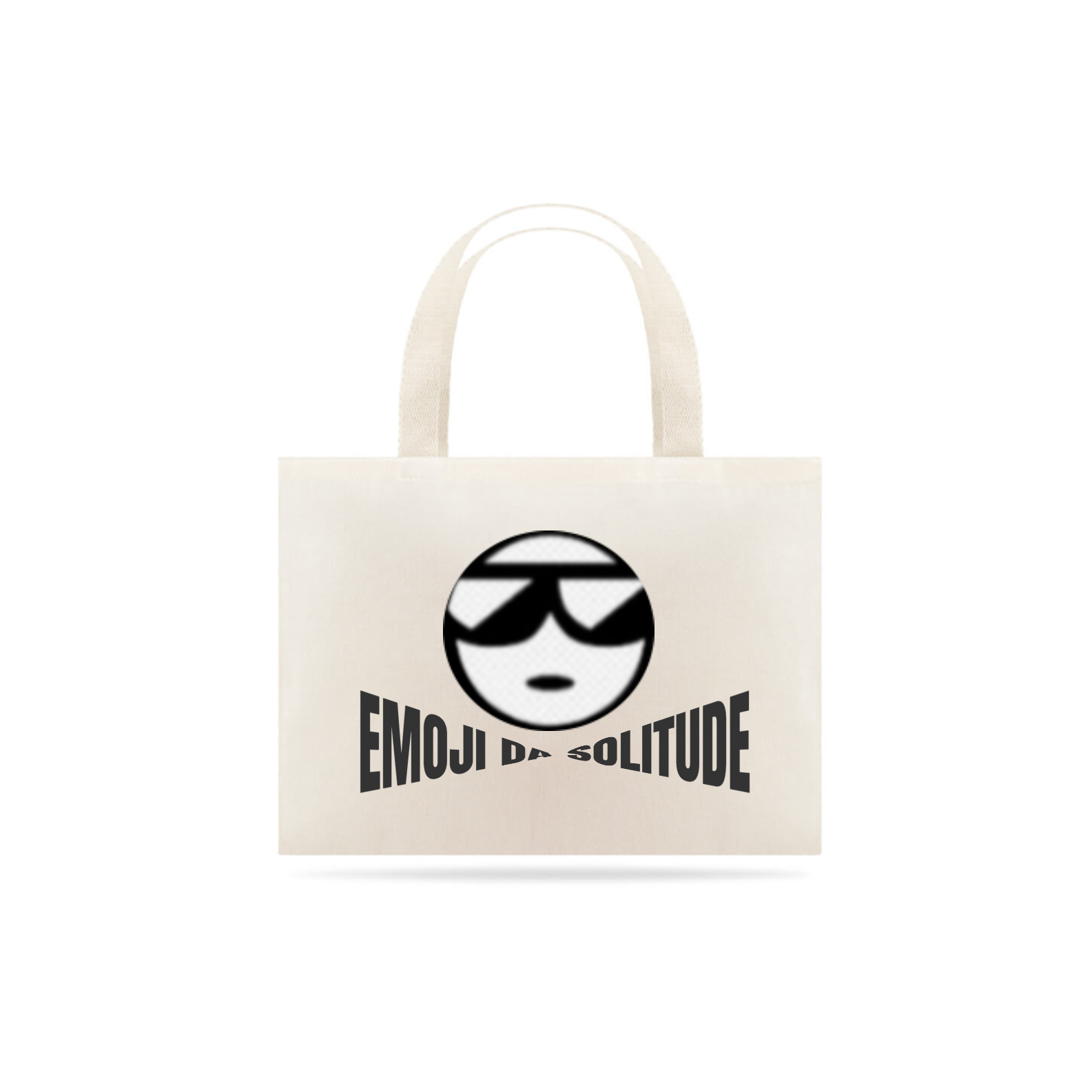 Nome do produto: ECO BAG GRANDE EMOJI DA SOLITUDE
