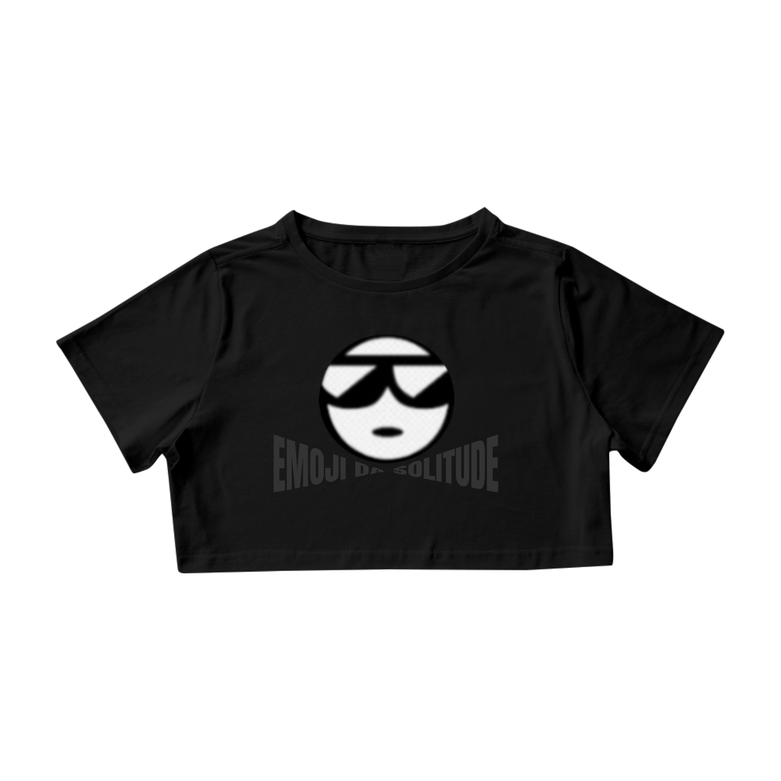 Nome do produto: CROPPED EMOJI DA SOLITUDE