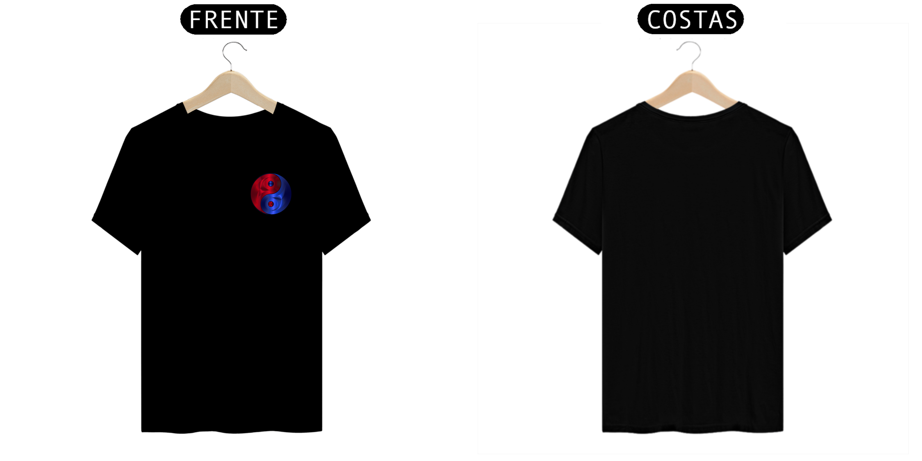 Nome do produto: camiseta masculina personalizada ying yang