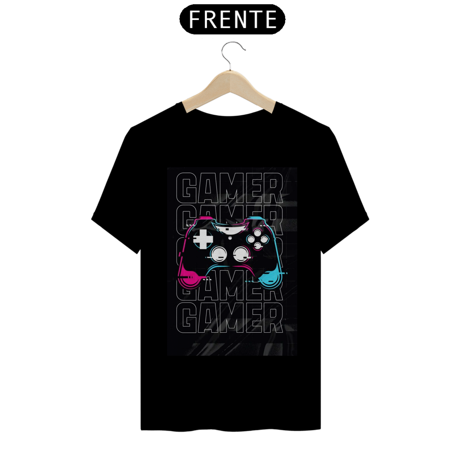 Nome do produto: Camisa Gamer controle