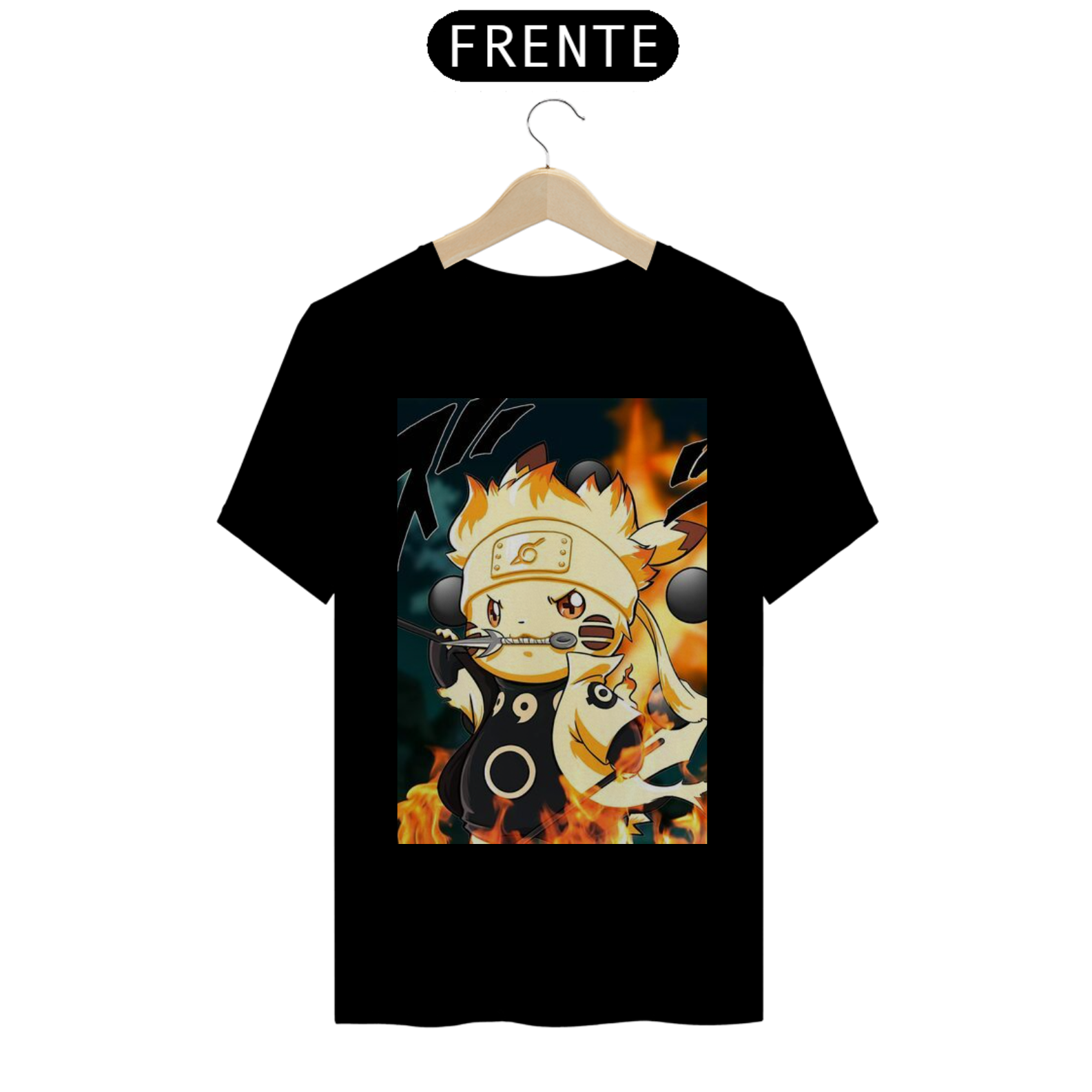 Nome do produto: Camisa Pikachu Naruto