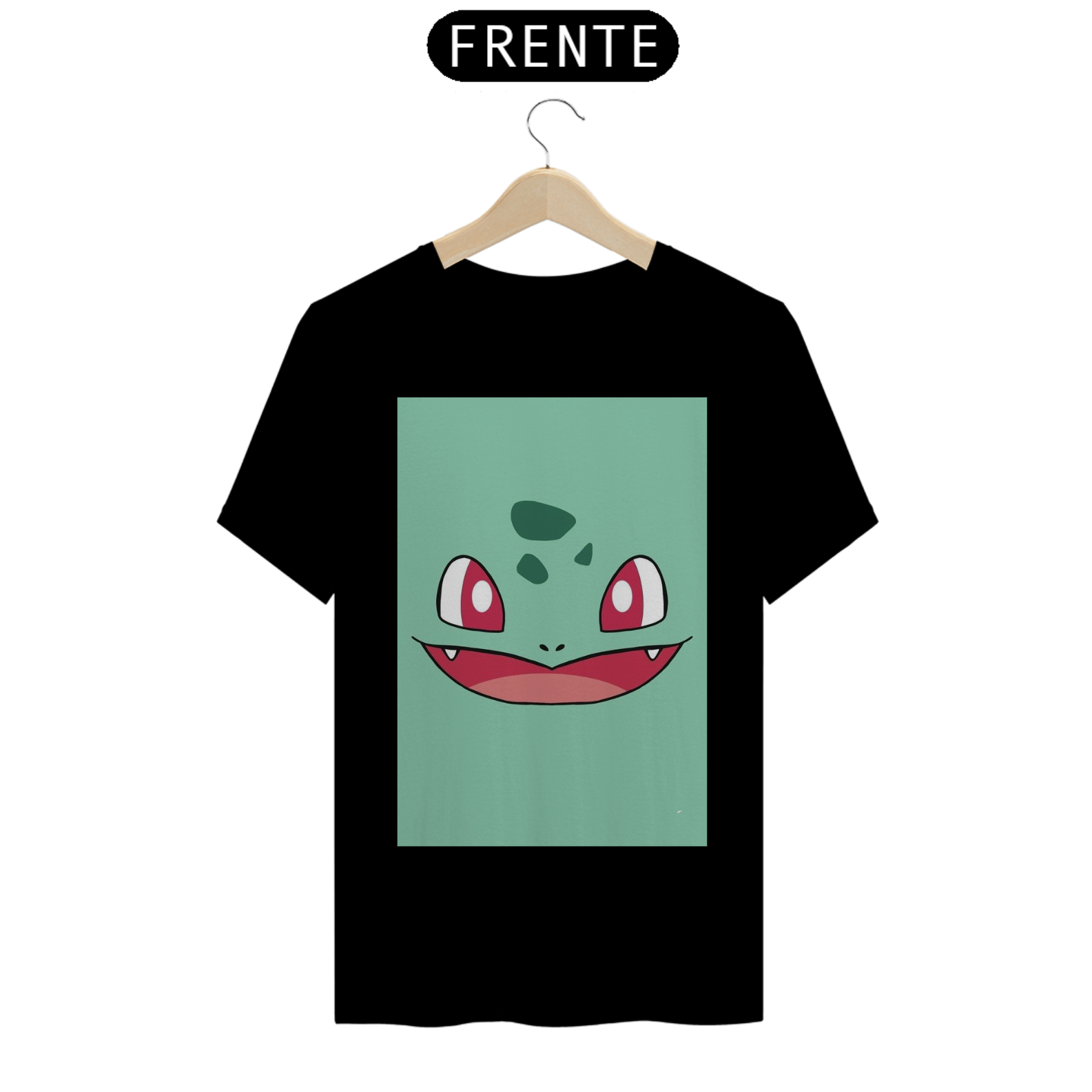Nome do produto: Camisa Bulbasaur rosto