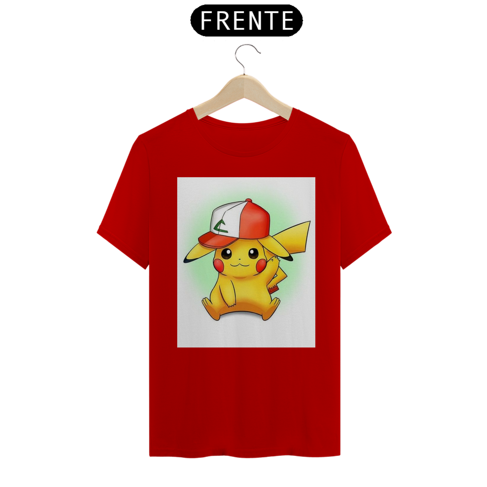 Nome do produto: Camisa Pikachu Boné
