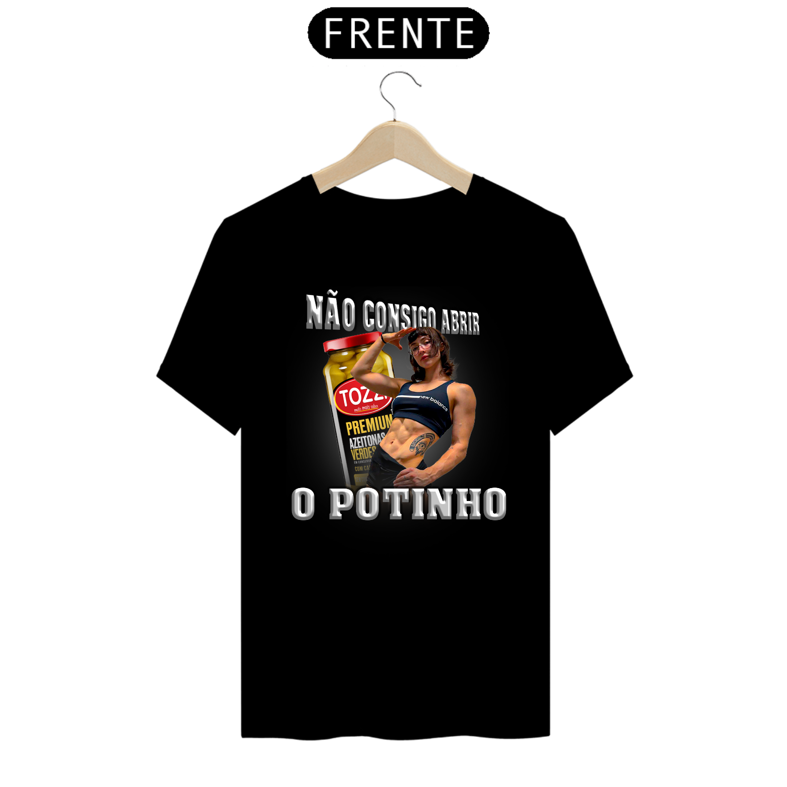 Nome do produto: Camisa Não consigo abrir o potinho