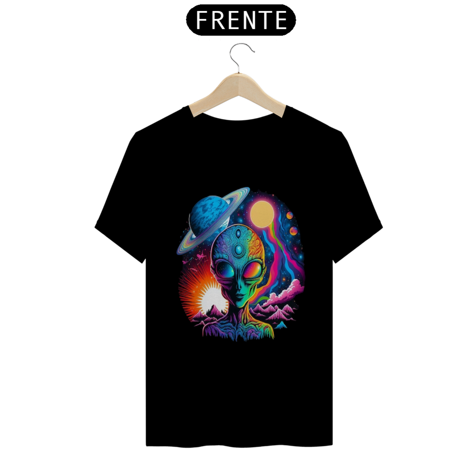 Nome do produto: Camiseta Alien 