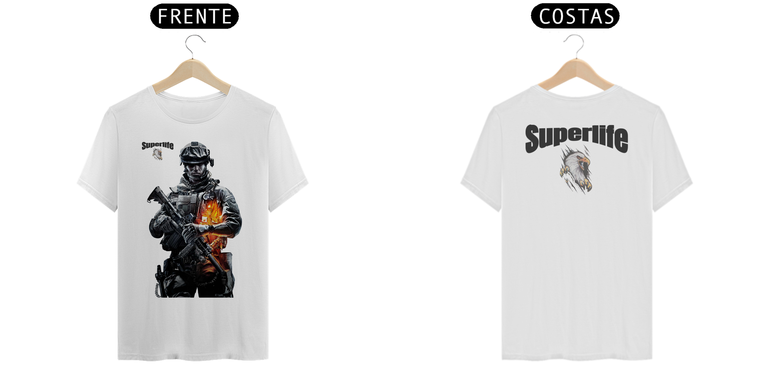 Nome do produto: Camisa superlife soldier