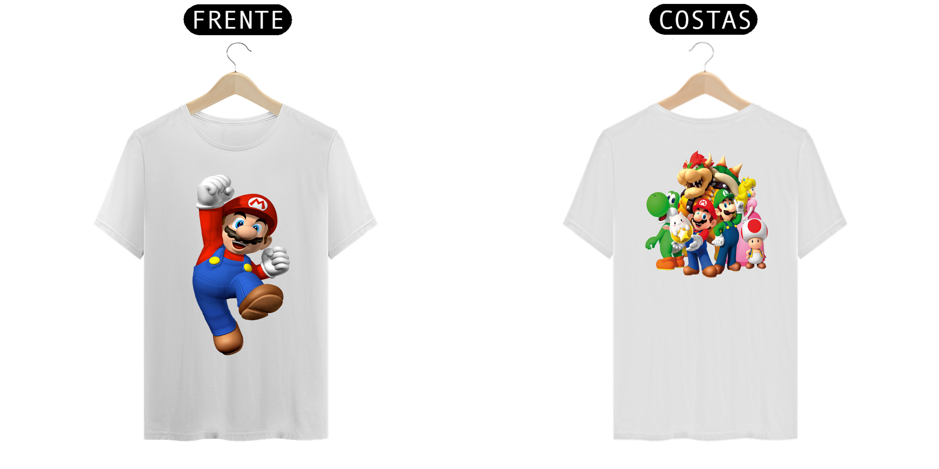 Nome do produto: Camisa mario bros