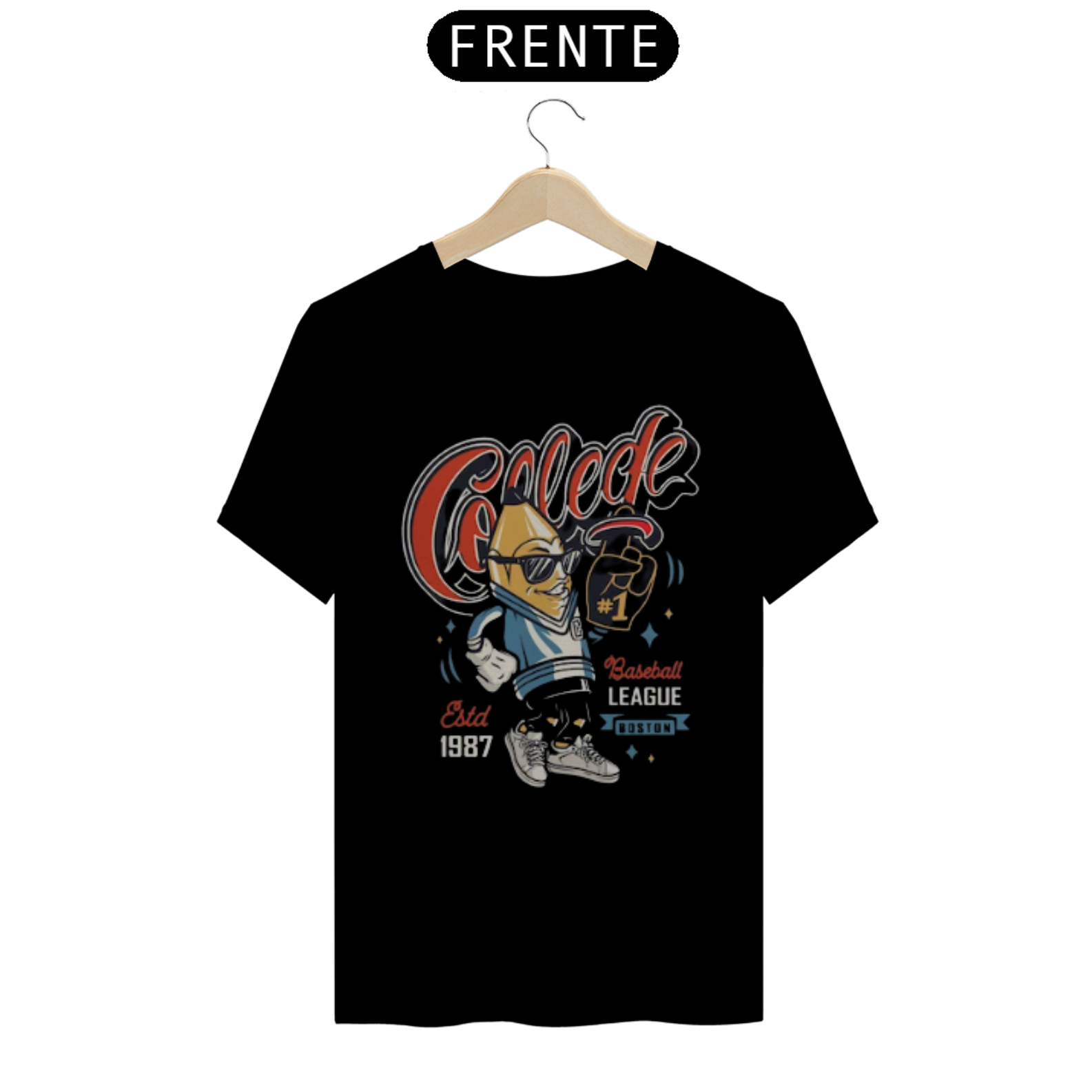 Nome do produto: Camiseta Vintage College