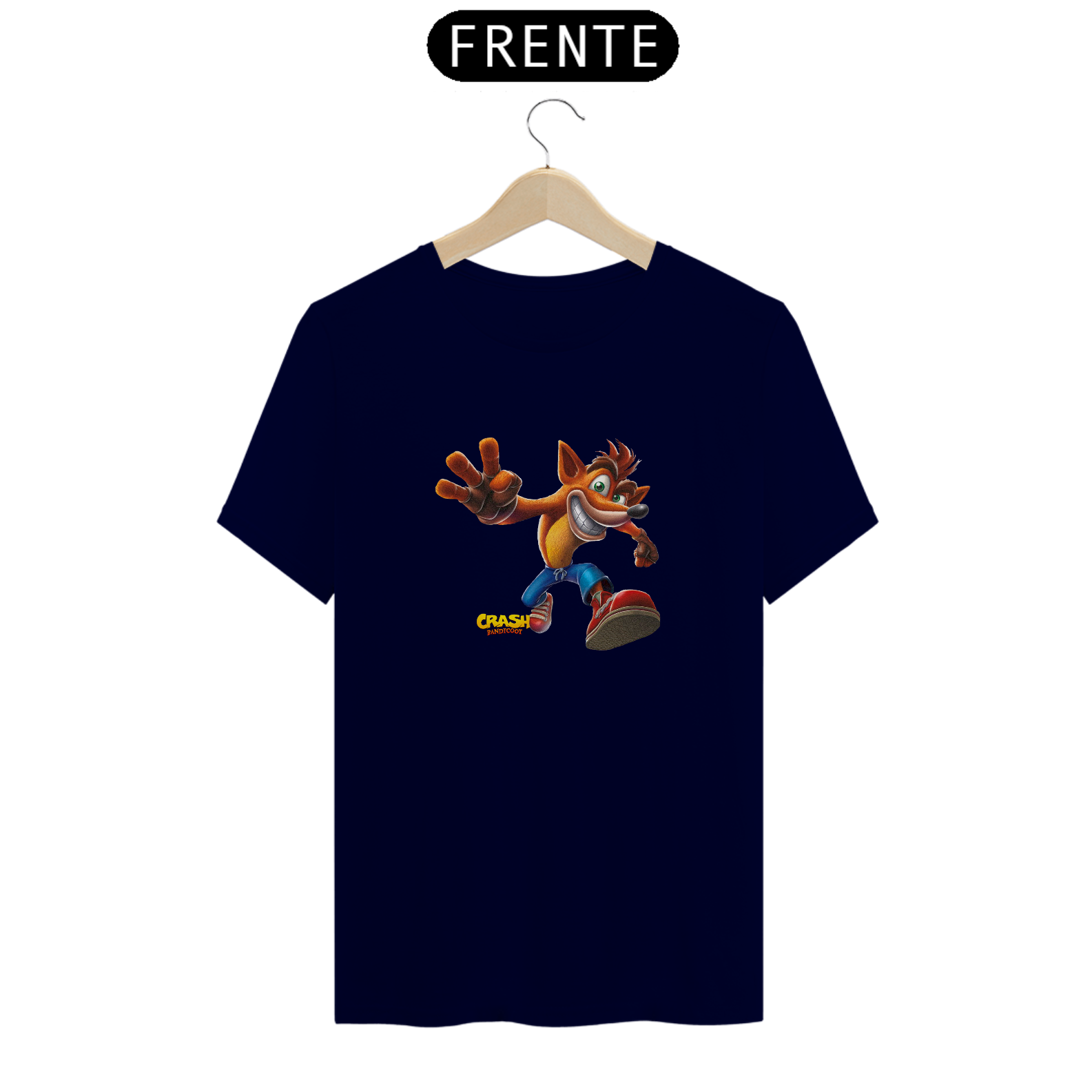 Nome do produto: Camiseta Unissex Crash Bandicoot 1