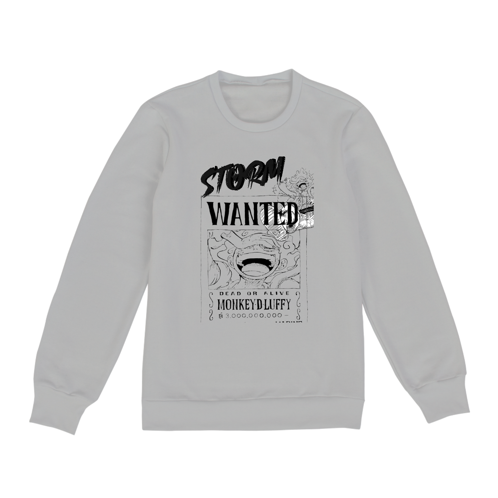 Nome do produto: Moletom Sem Touca Monkey D.Luffy Storm Company