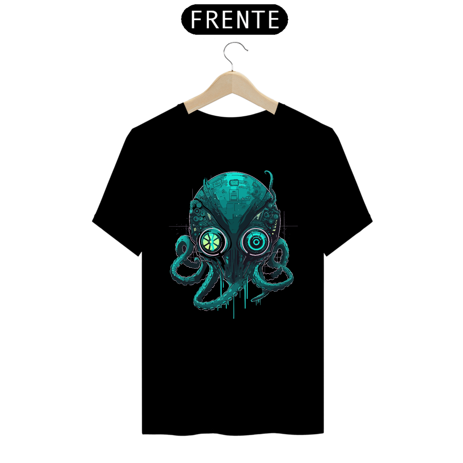 Nome do produto: T-Shirt - Cyber Octopus