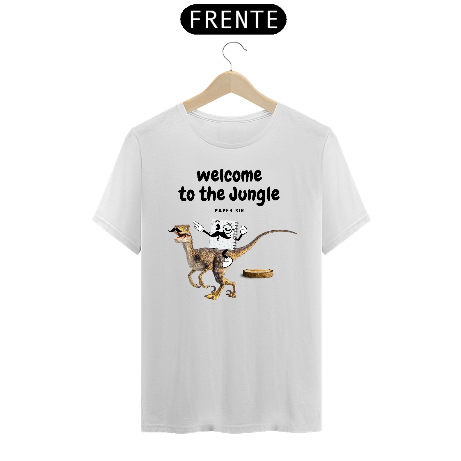 Nome do produto: Camiseta PaperSir - Welcome to the jungle