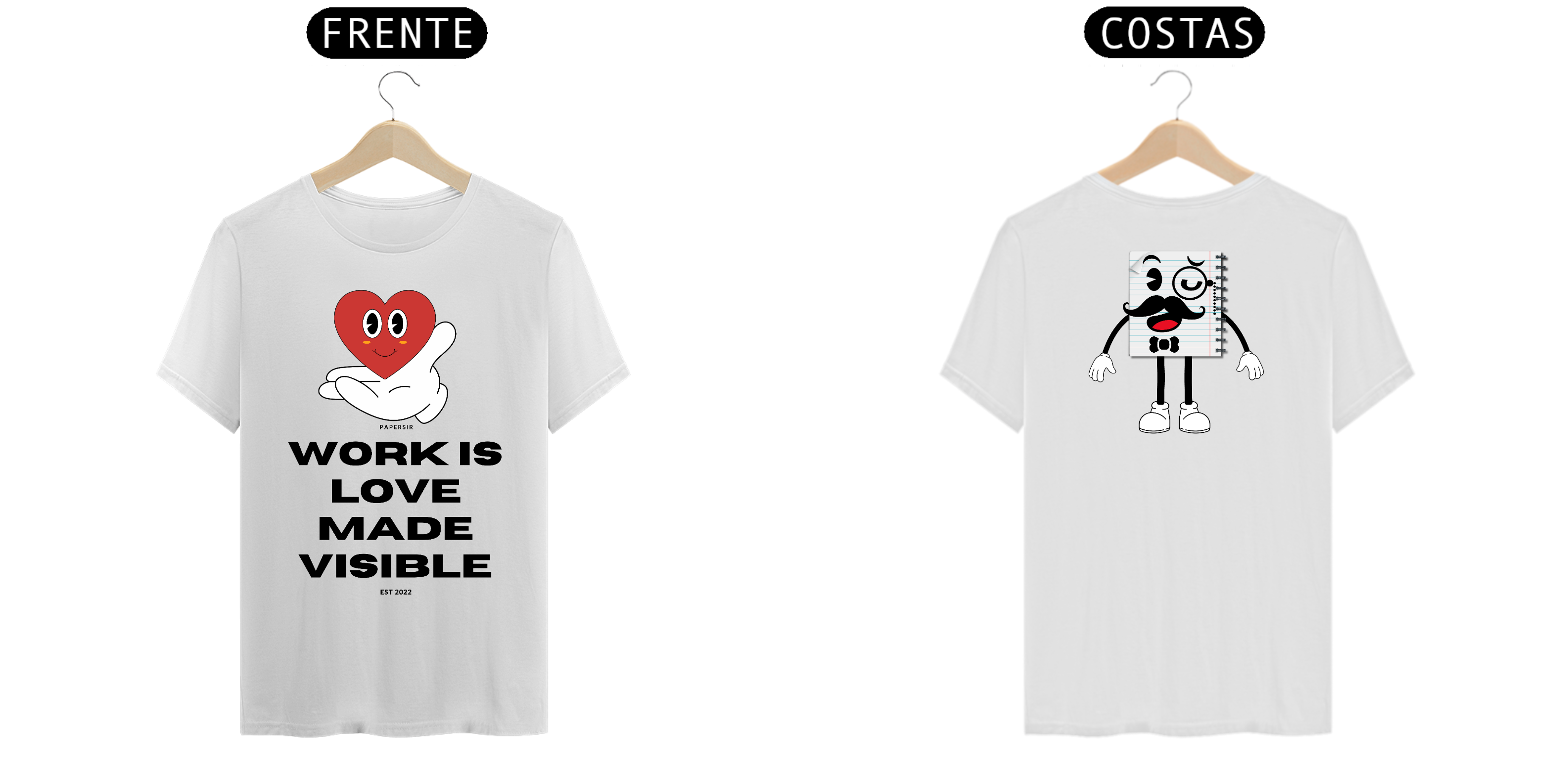 Nome do produto: Camiseta PaperSir - Love made