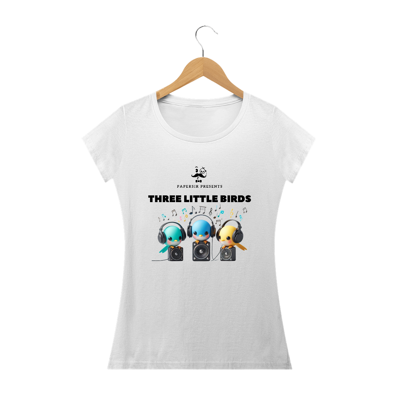 Nome do produto: Baby Look - Papersir Presents: Litle Birds