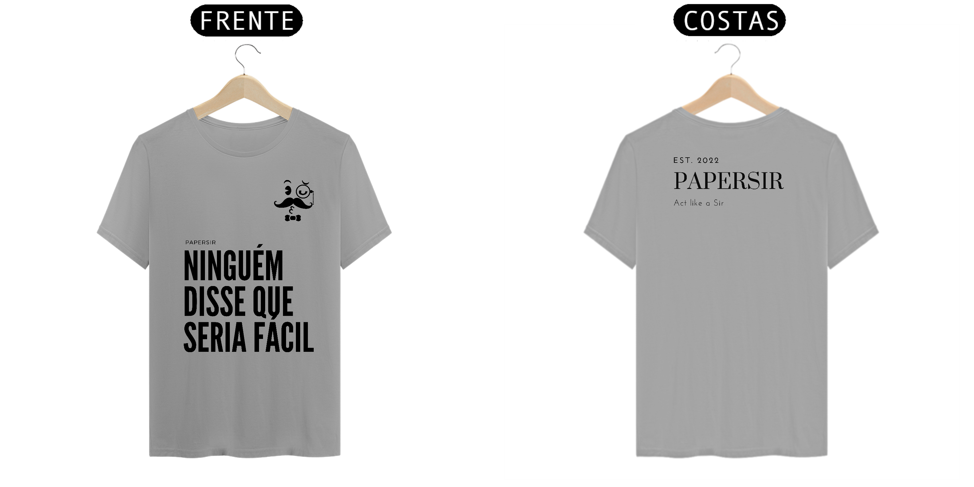 Nome do produto: Camiseta - Ninguem disse que seria Fácil