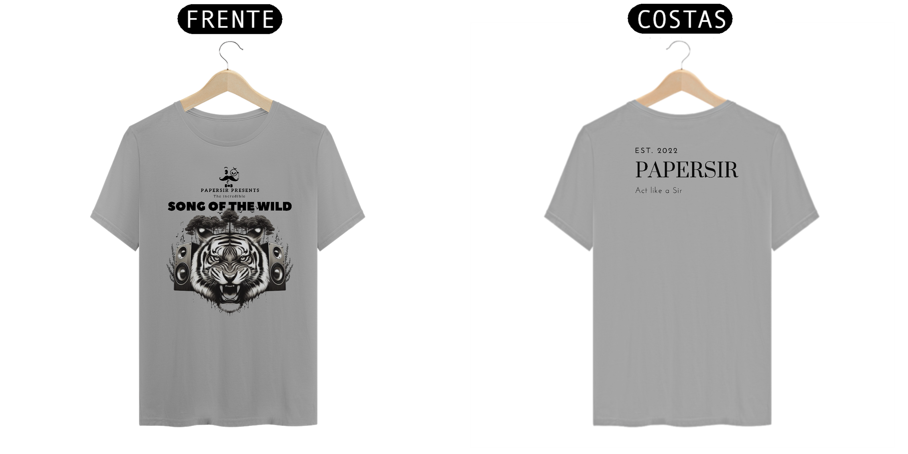 Nome do produto: Camiseta Song of the Wild - PaperSir