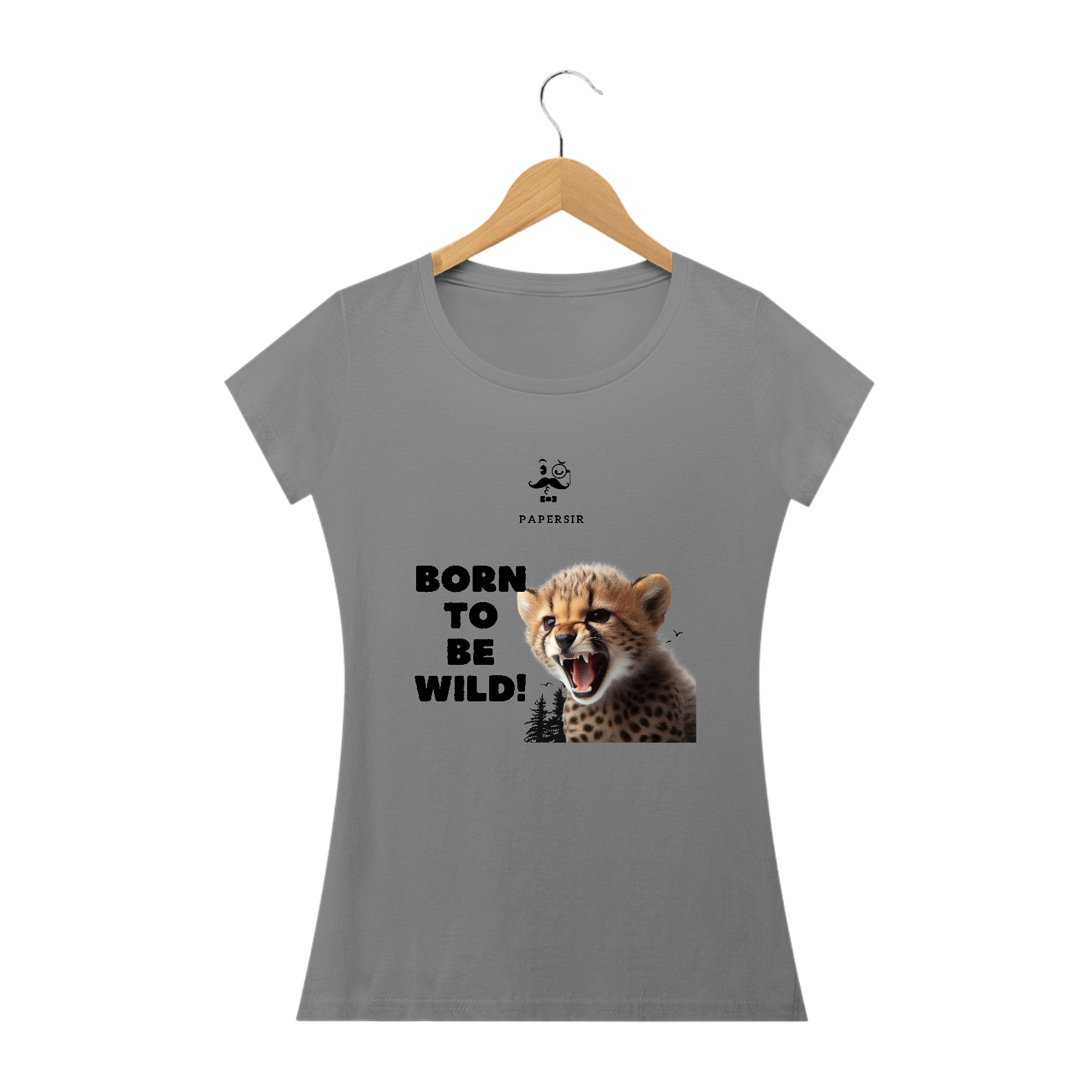 Nome do produto: Baby Look - Born to be wild