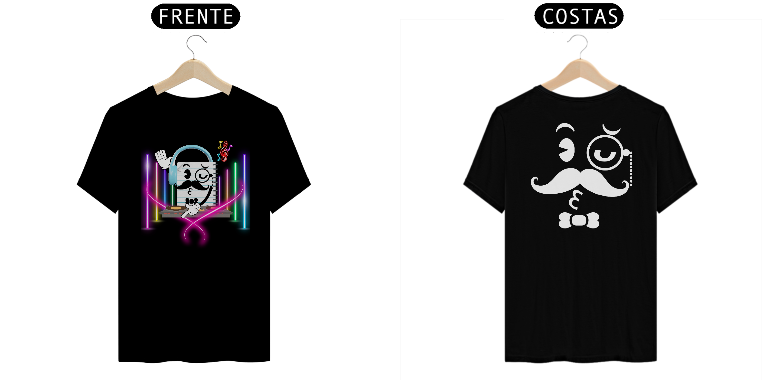 Nome do produto: Camiseta PaperSir - Music don´t stop