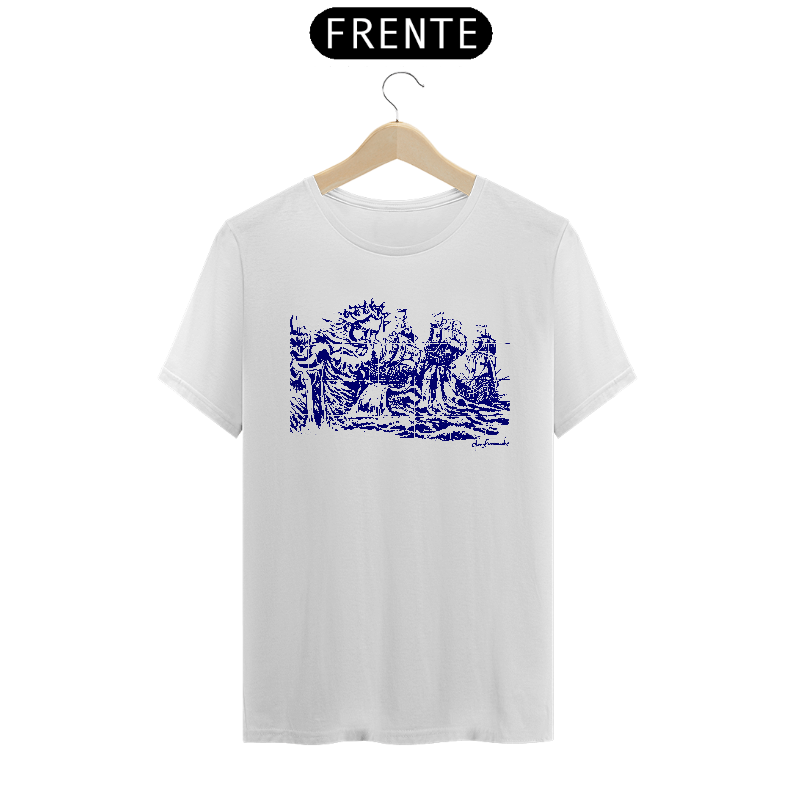 Camiseta Básica Senhor dos Mares