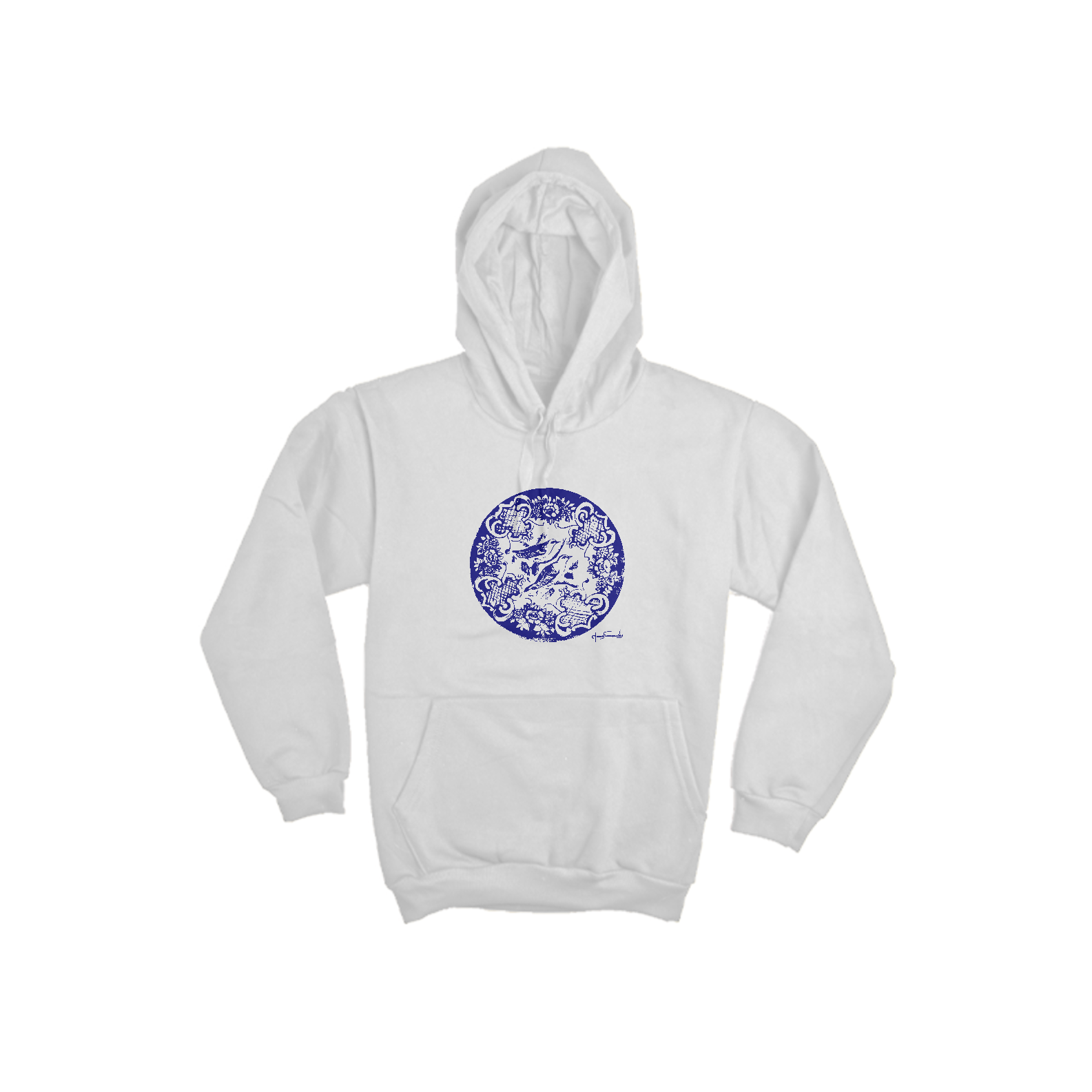 Nome do produto: Moletom Canguru com Capuz Pássaros