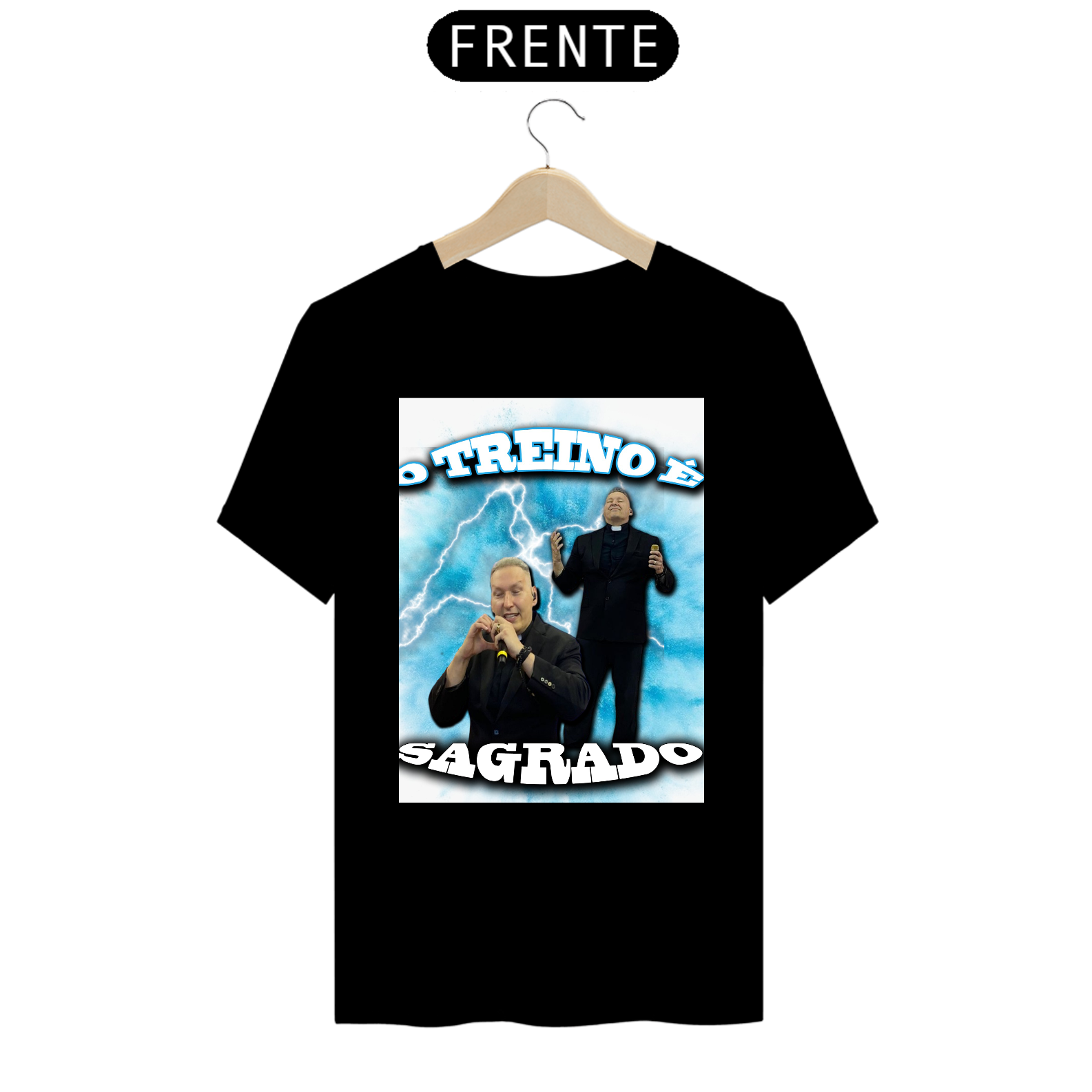 Nome do produto: Camiseta \'O Treino é Sagrado\'