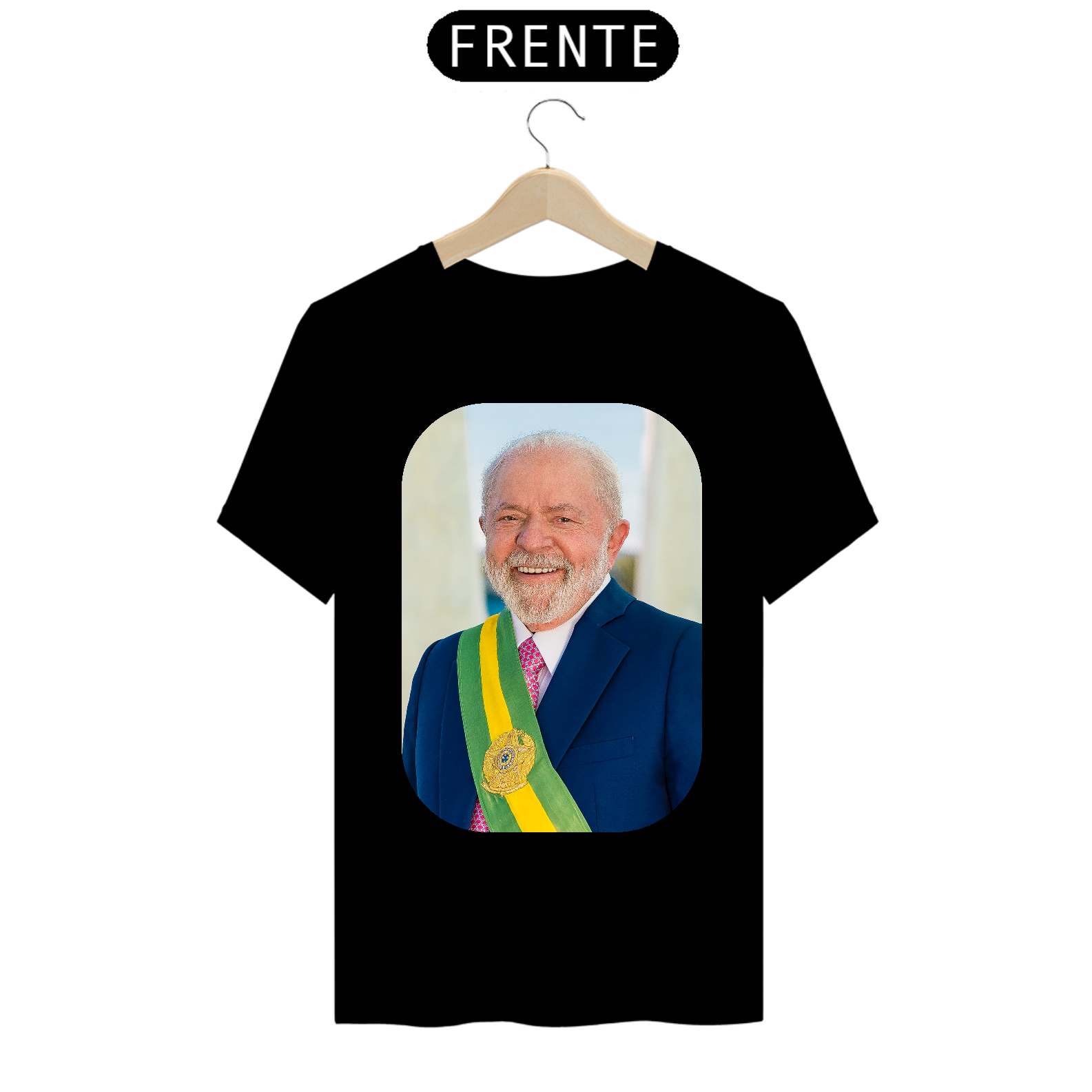 Nome do produto: Camiseta - LULA - Presidente