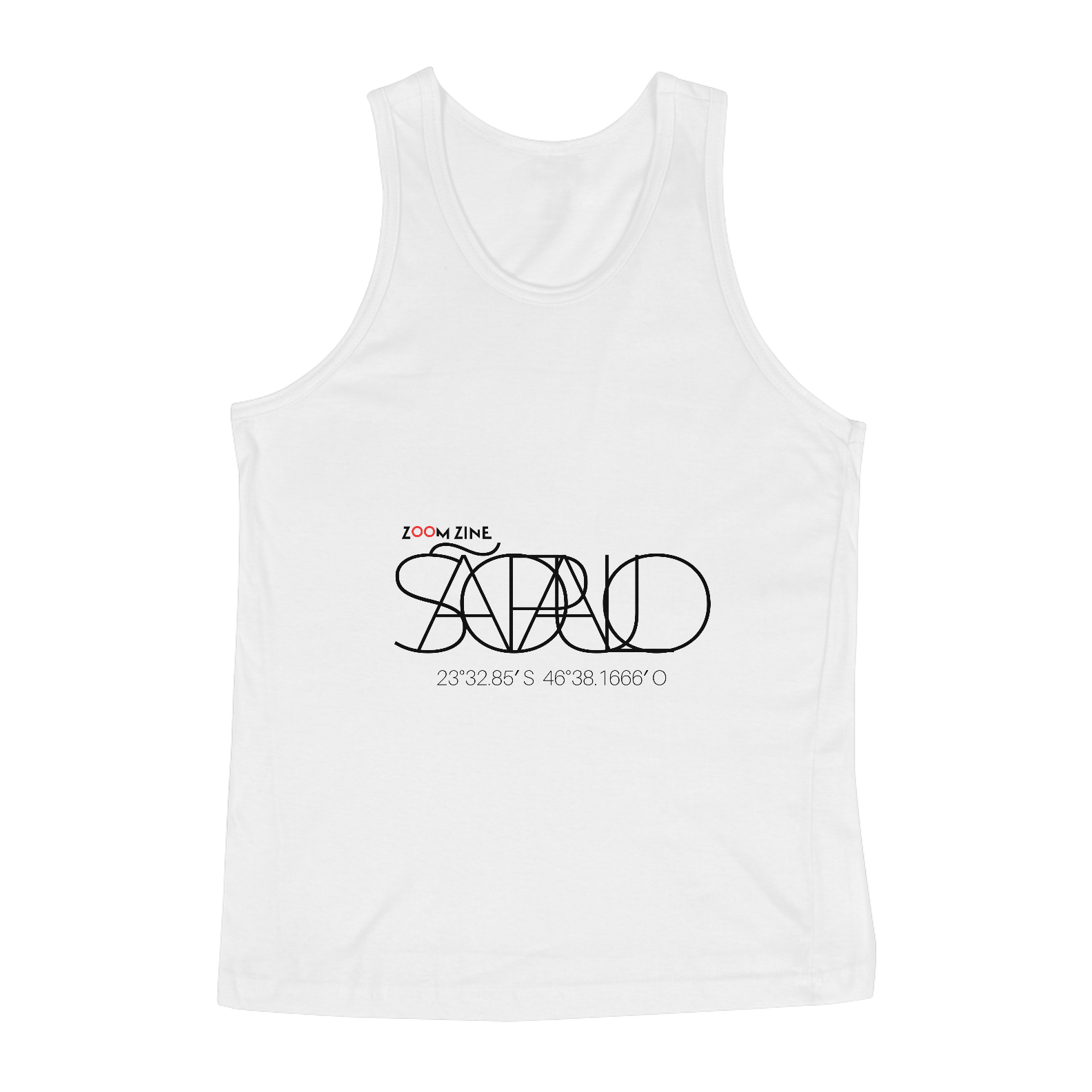 Nome do produto: Regata Coordenadas