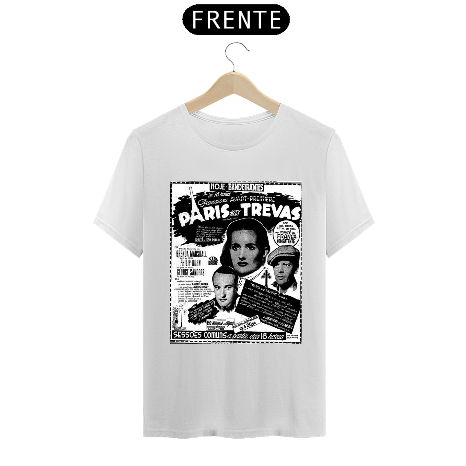 Nome do produto: Camiseta Cinema Antigo 7