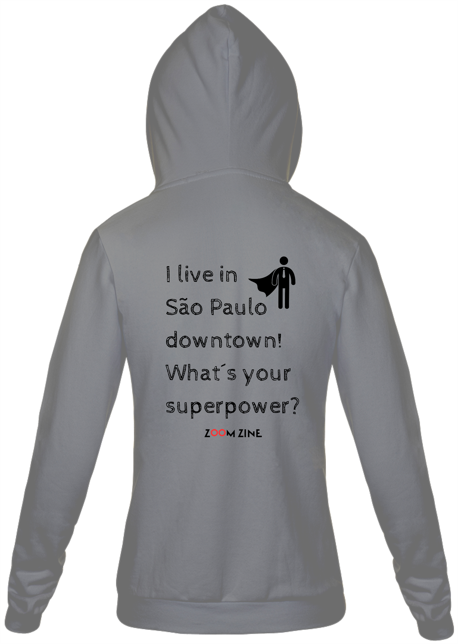 Nome do produto: Moletom Zíper Superpower
