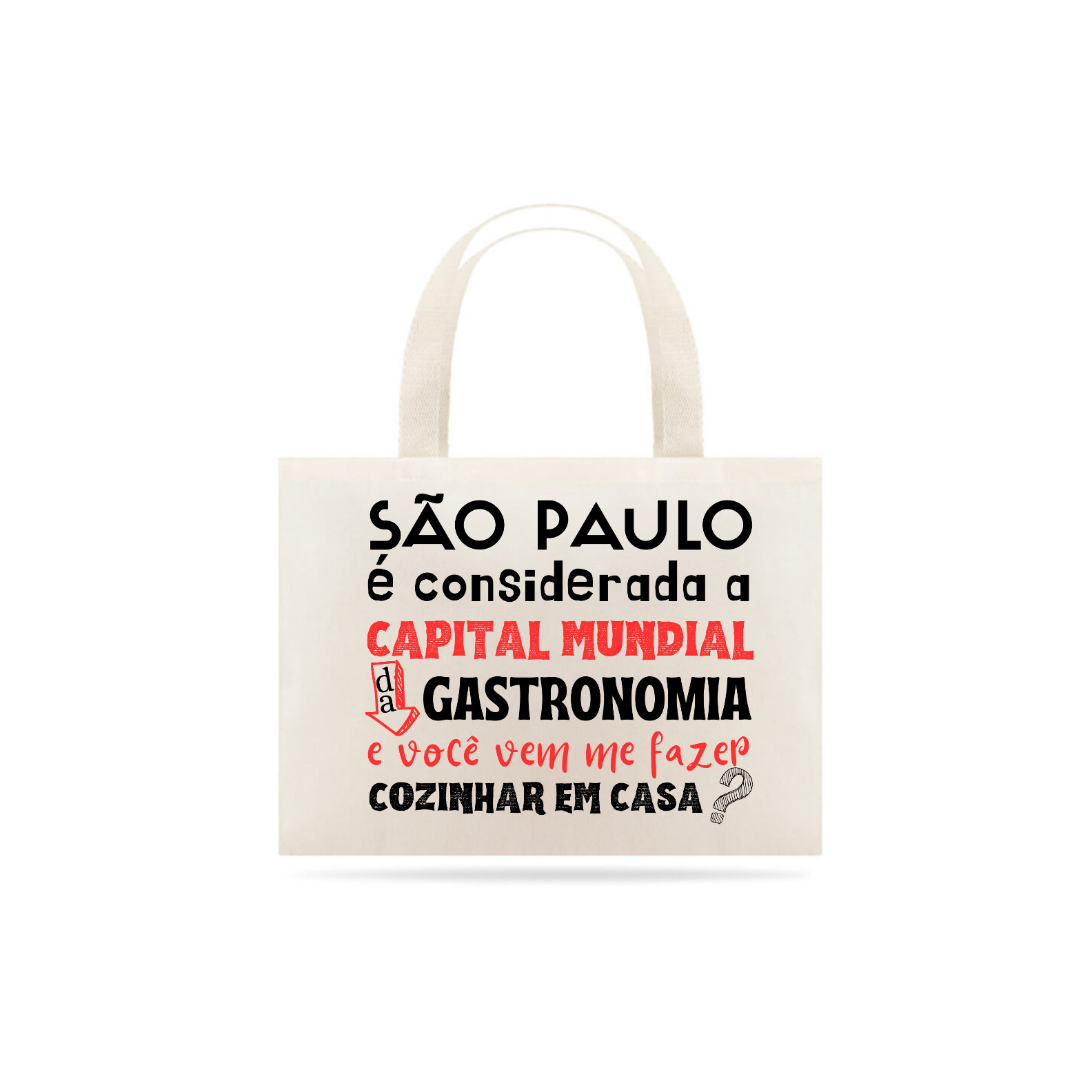 Nome do produto: Bolsa Gastronomia