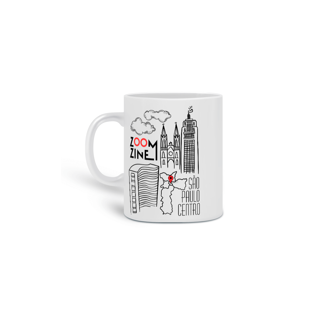Nome do produto: Caneca São Paulo Centro