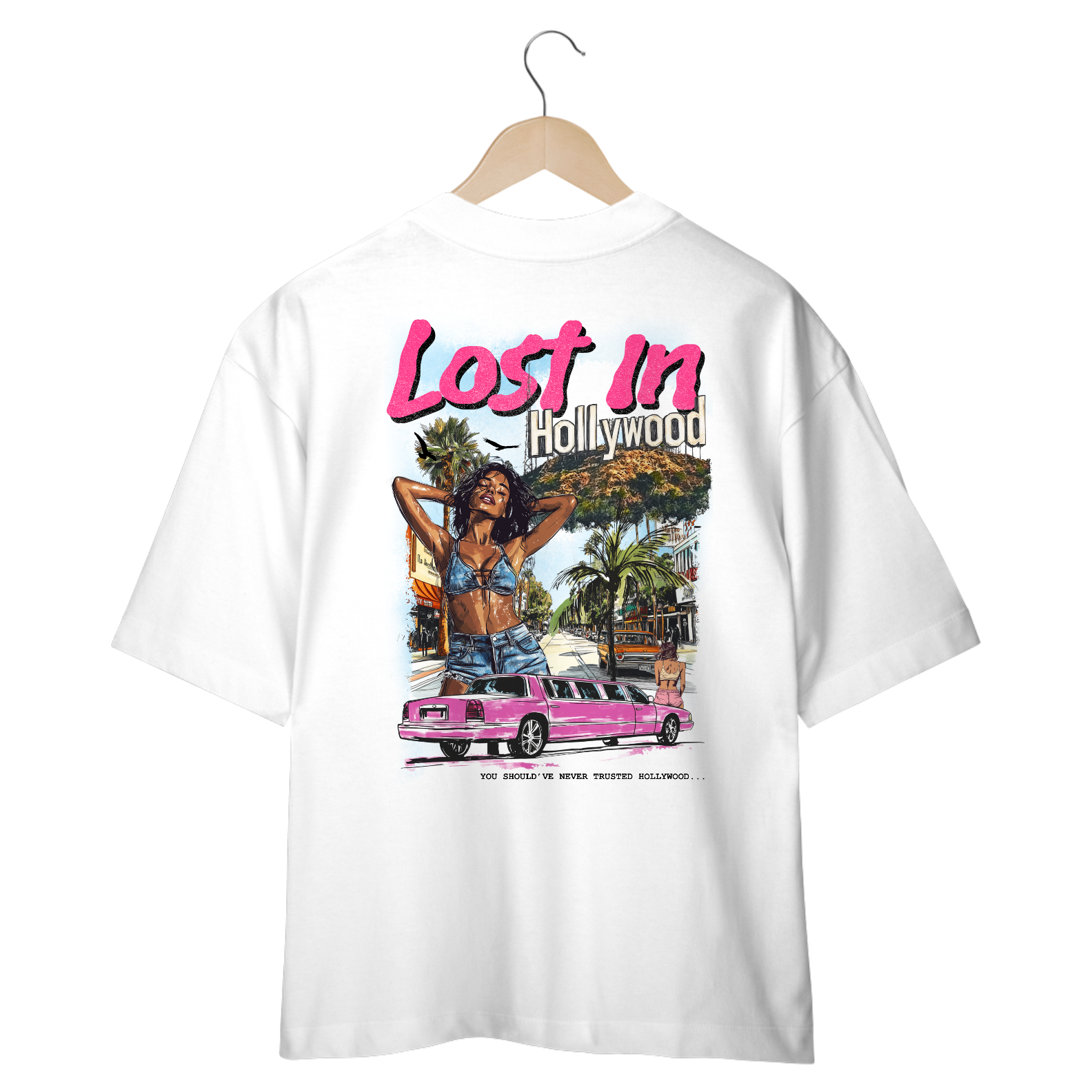 Camiseta Oversized System of a Down Lost in Hollywood (Estampa nas Costas)