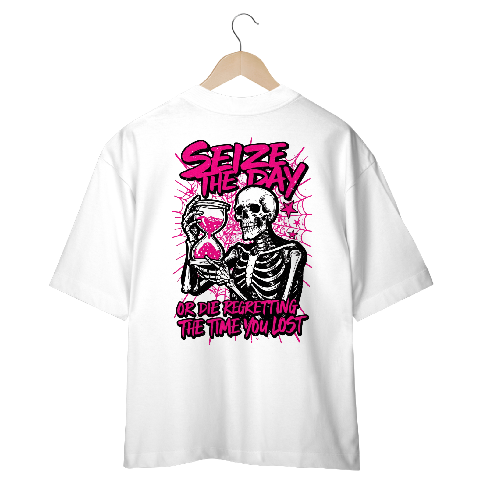 Camiseta Oversized Avenged Sevenfold Seize The Day (Estampa nas Costas)