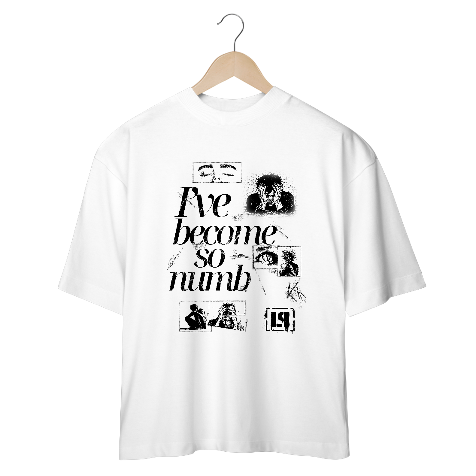 Camiseta Oversized Linkin Park Numb