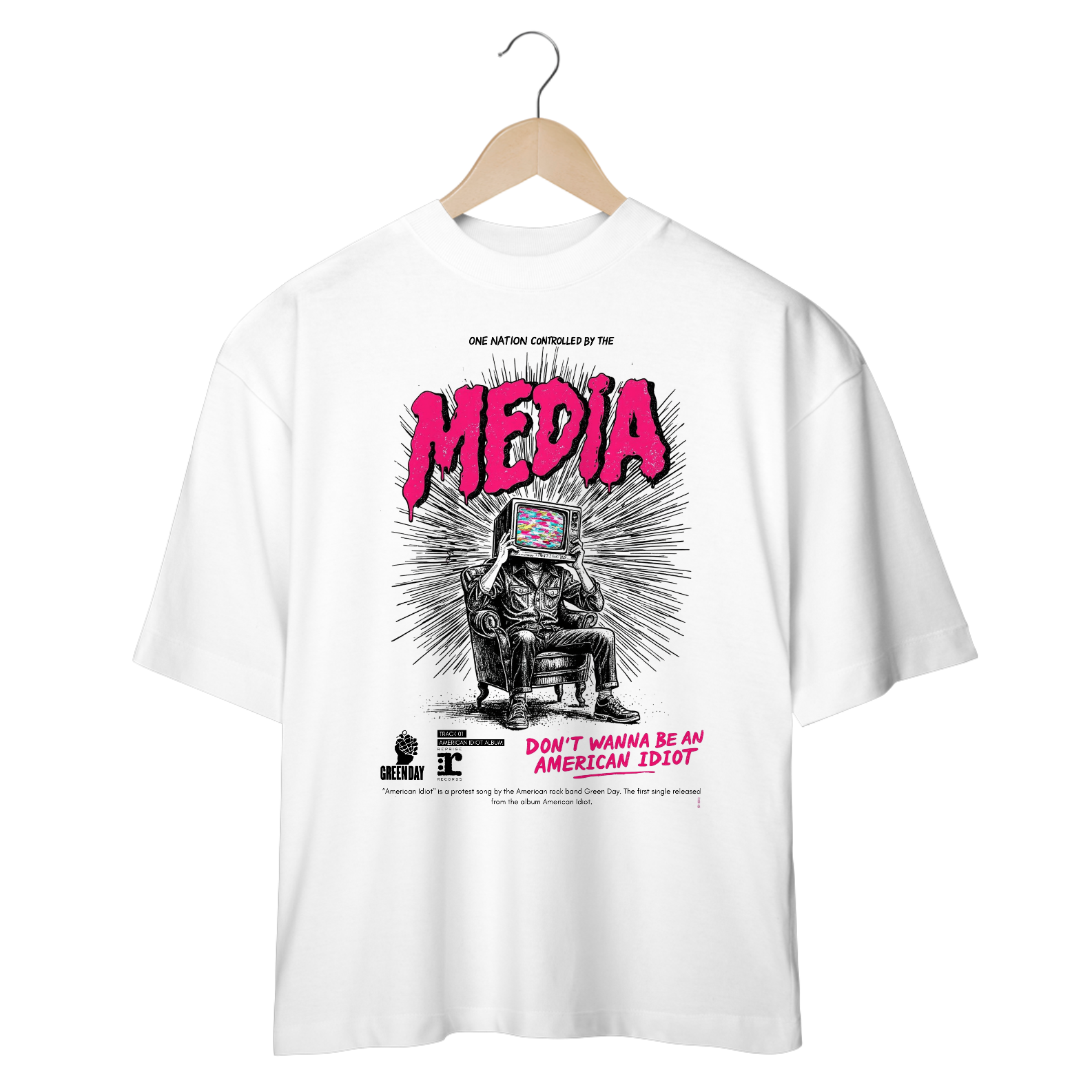 Camiseta Green Day American Idiot