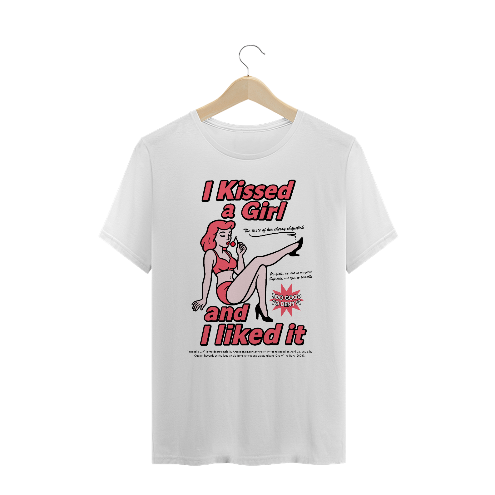 Camiseta Plus Size Katy Perry I Kissed a Girl