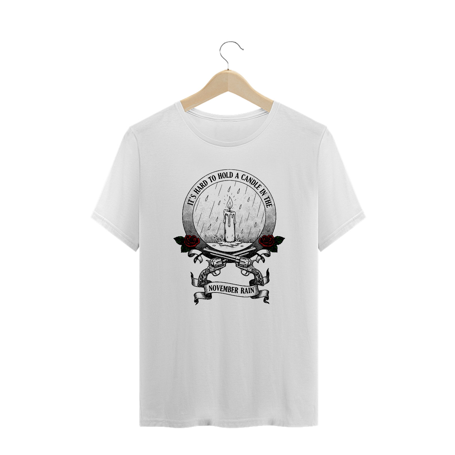 Camiseta Plus Size Guns N' Roses November Rain