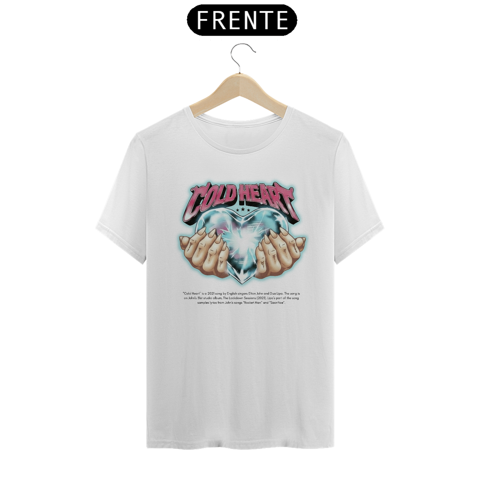 Camiseta Dua Lipa  & Elton John Cold Heart