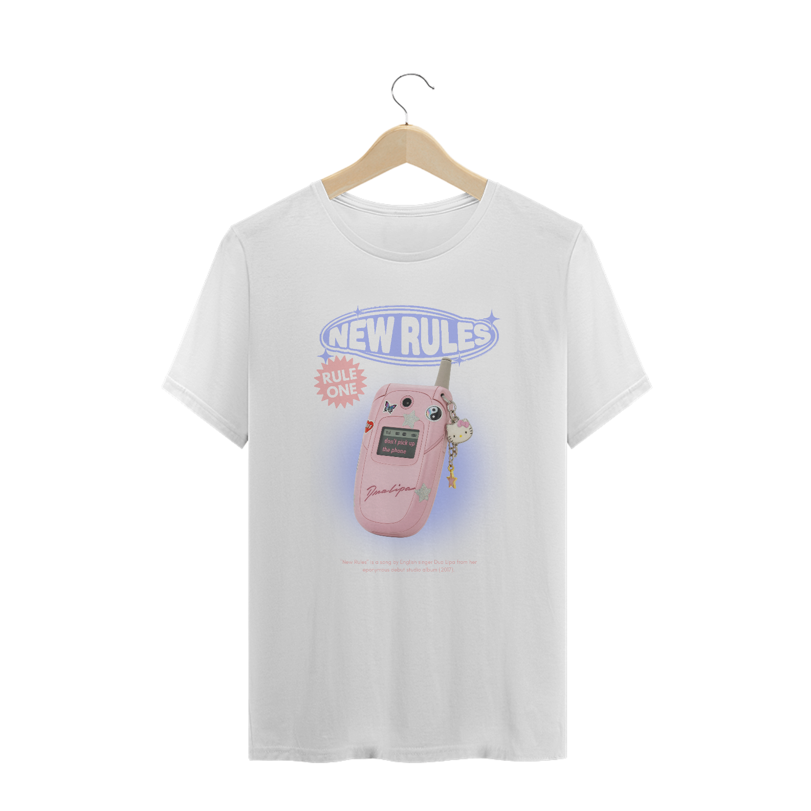 Camiseta Plus Size Dua Lipa New Rules