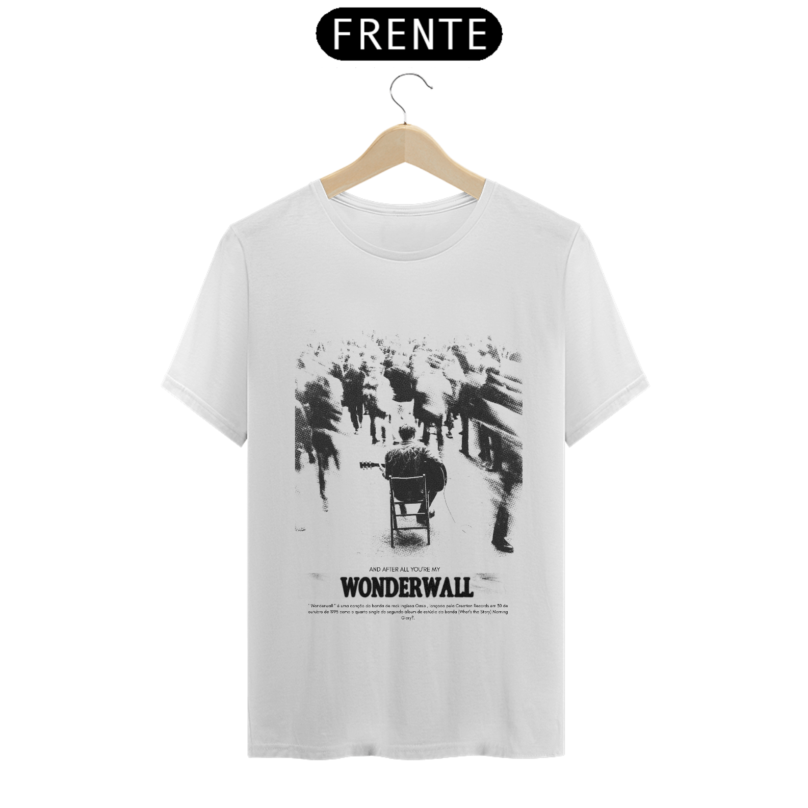 Camiseta Oasis Wonderwall 