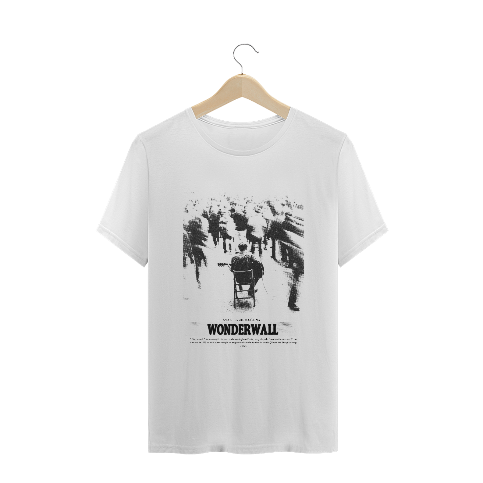 Camiseta Plus Size Oasis Wonderwall 