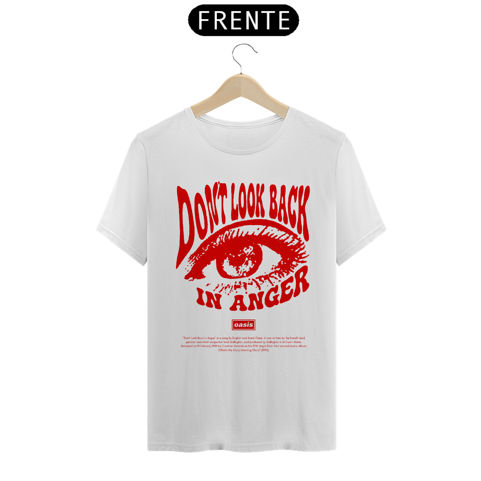 Camiseta Oasis Don't Look Back in Anger