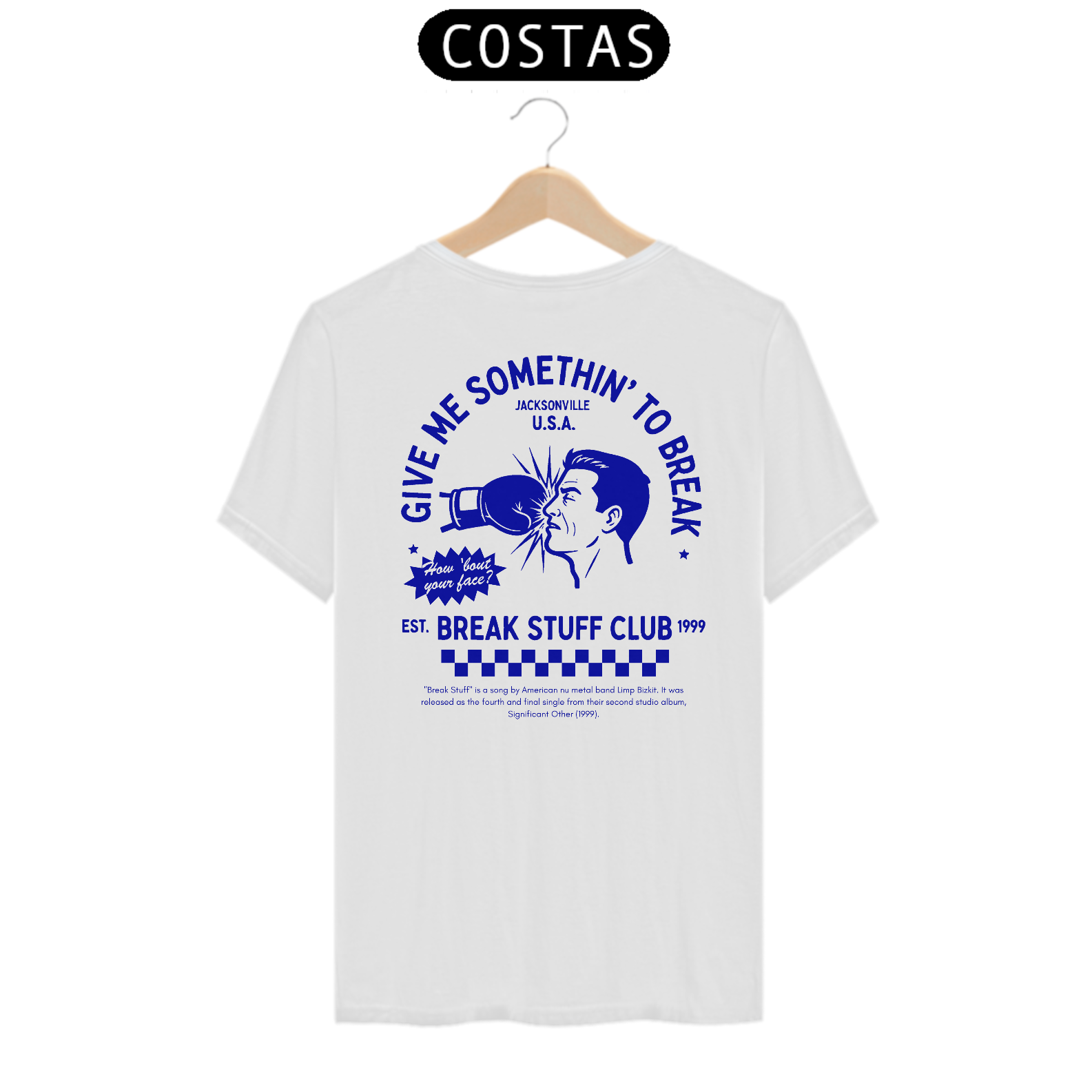 Camiseta Limp Bizkit Break Stuff (Estampa nas Costas)