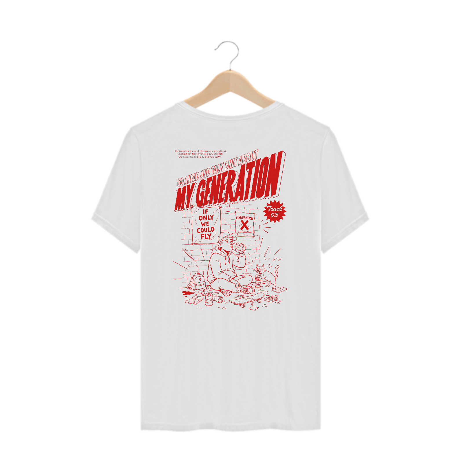 Camiseta Plus Size Limp Bizkit My Generation (Estampa nas Costas)