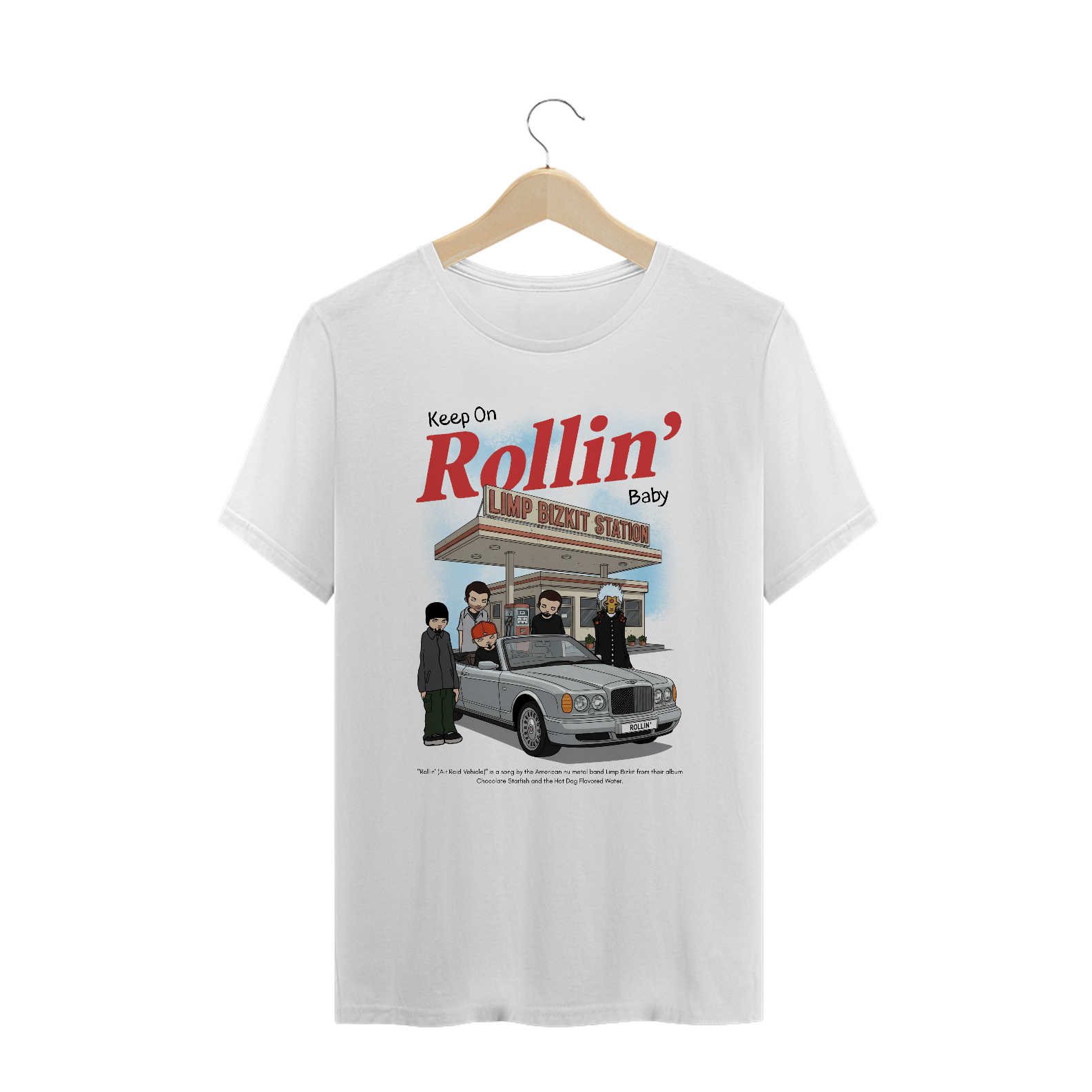 Camiseta Plus Size Limp Bizkit Rollin'