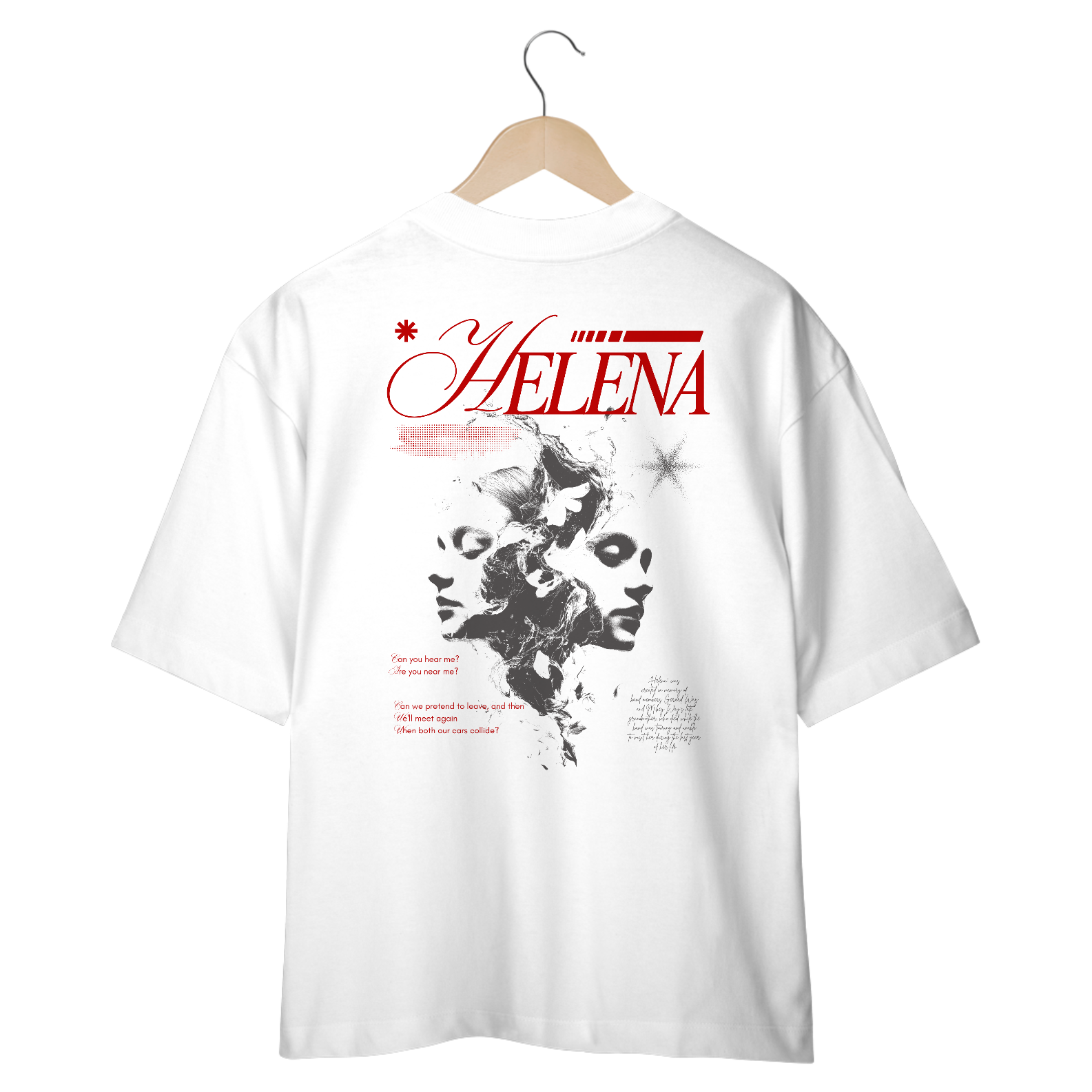 Camiseta Oversized My Chemical Romance Helena (Estampa nas Costas)