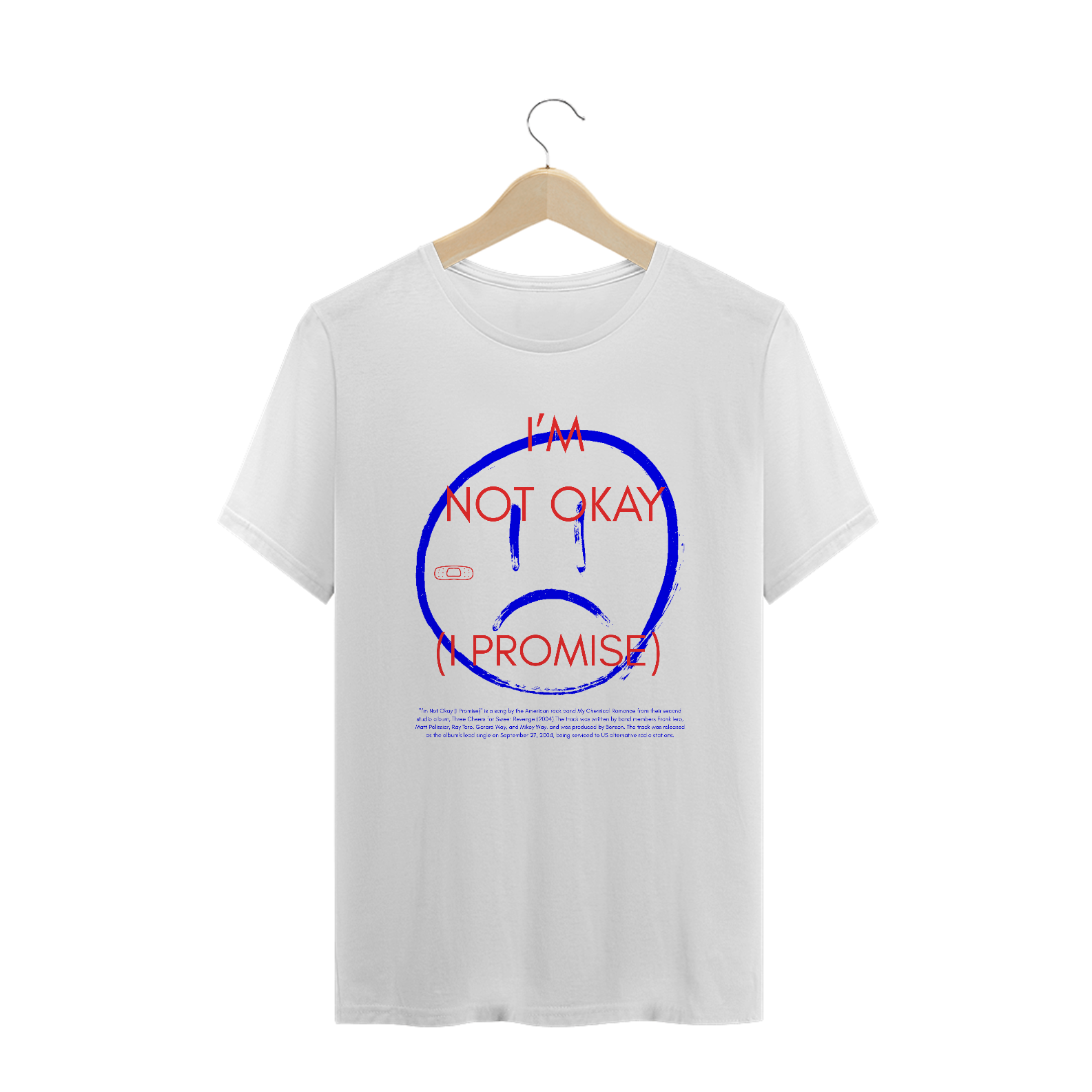 Camiseta Plus Size My Chemical Romance I''m Not Okay (I Promise)
