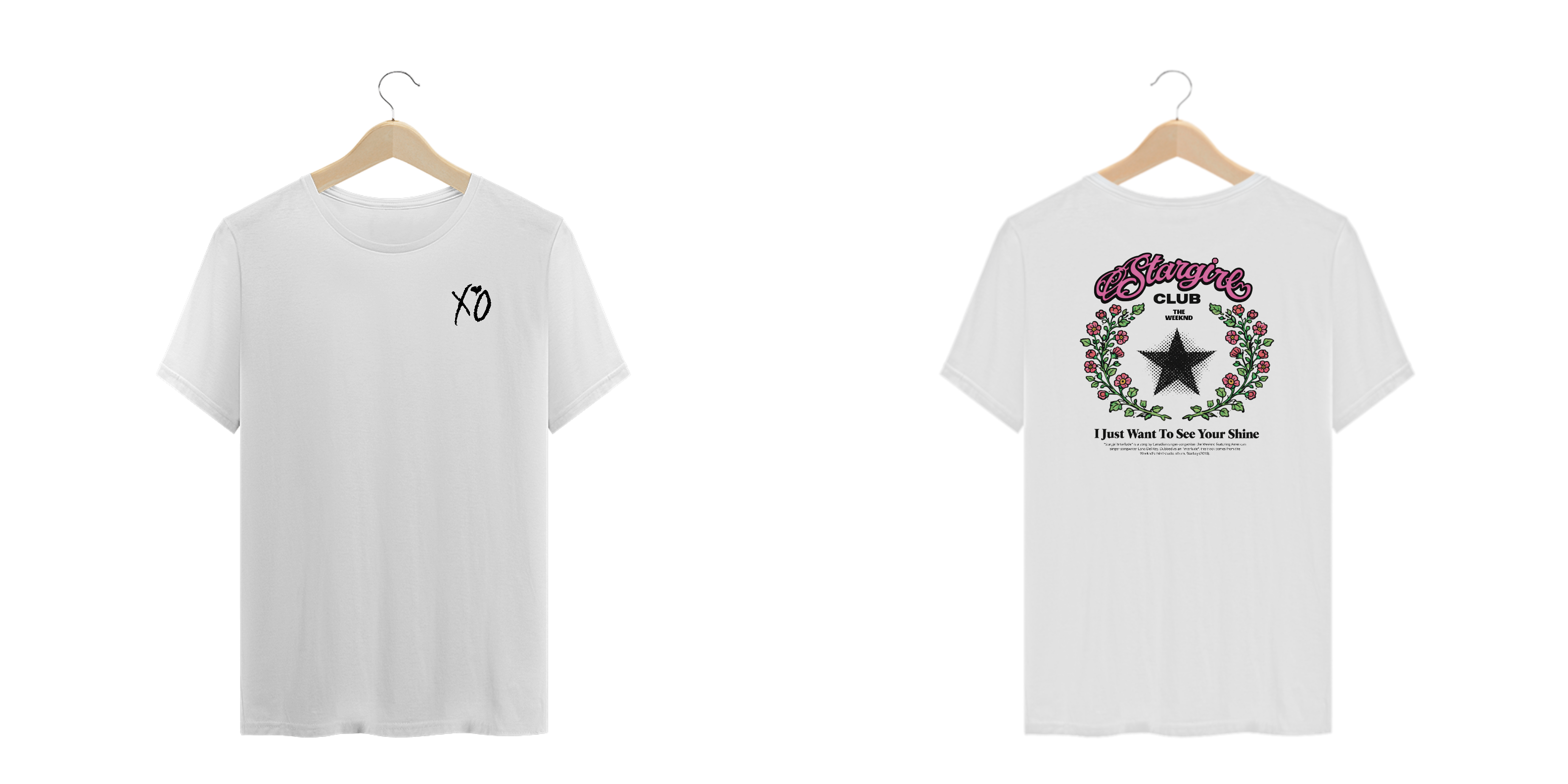 Camiseta Plus Size The Weeknd Stargirl Interlude (Estampa Frente e Costas)